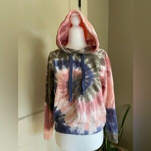 Old Navy Tie-Dyed Cropped Hoodie